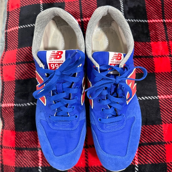 New Balance 996 MRL996LB Men’s Shoes Size 12 Red Blue No Insole Running - Picture 2 of 8